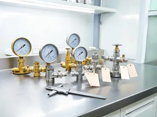 Valve QC gauge bench
