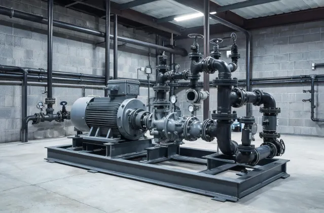 Industrial process utility pump skid